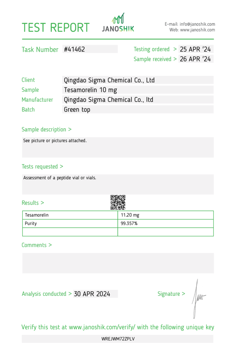 tesamorelin Tesamorelin