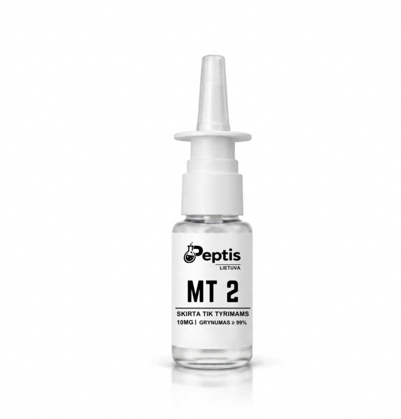 2 Melanotan II, MT2 Peptido nosies purškalas Lietuvoje be injekcijos